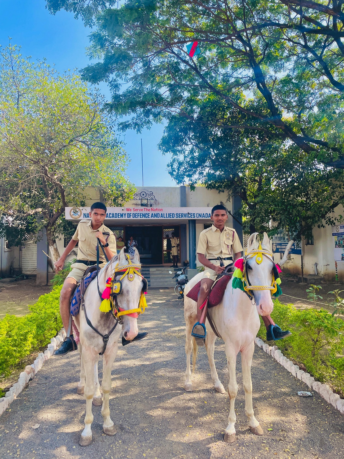 NADAS cadet horse riding activity — NDA physical training